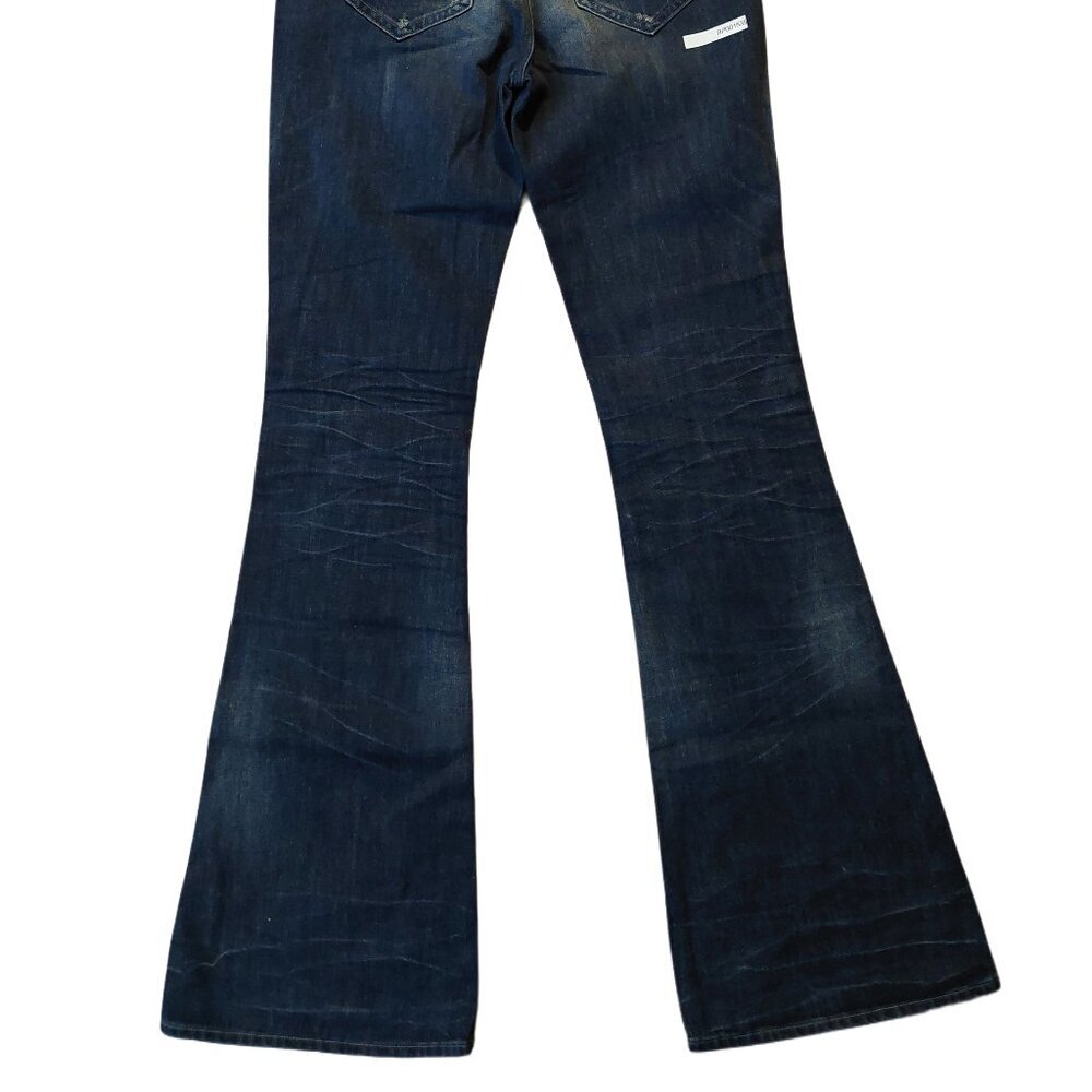 Retro Vintage G-Star Abby Flare Bootcut Medium Age Blue Denim Jeans Sz 27 NWT - Picture 14 of 14